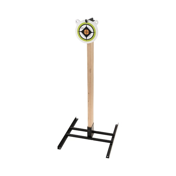 Steel Target Stand Base, For 2x4 Lumber, Black